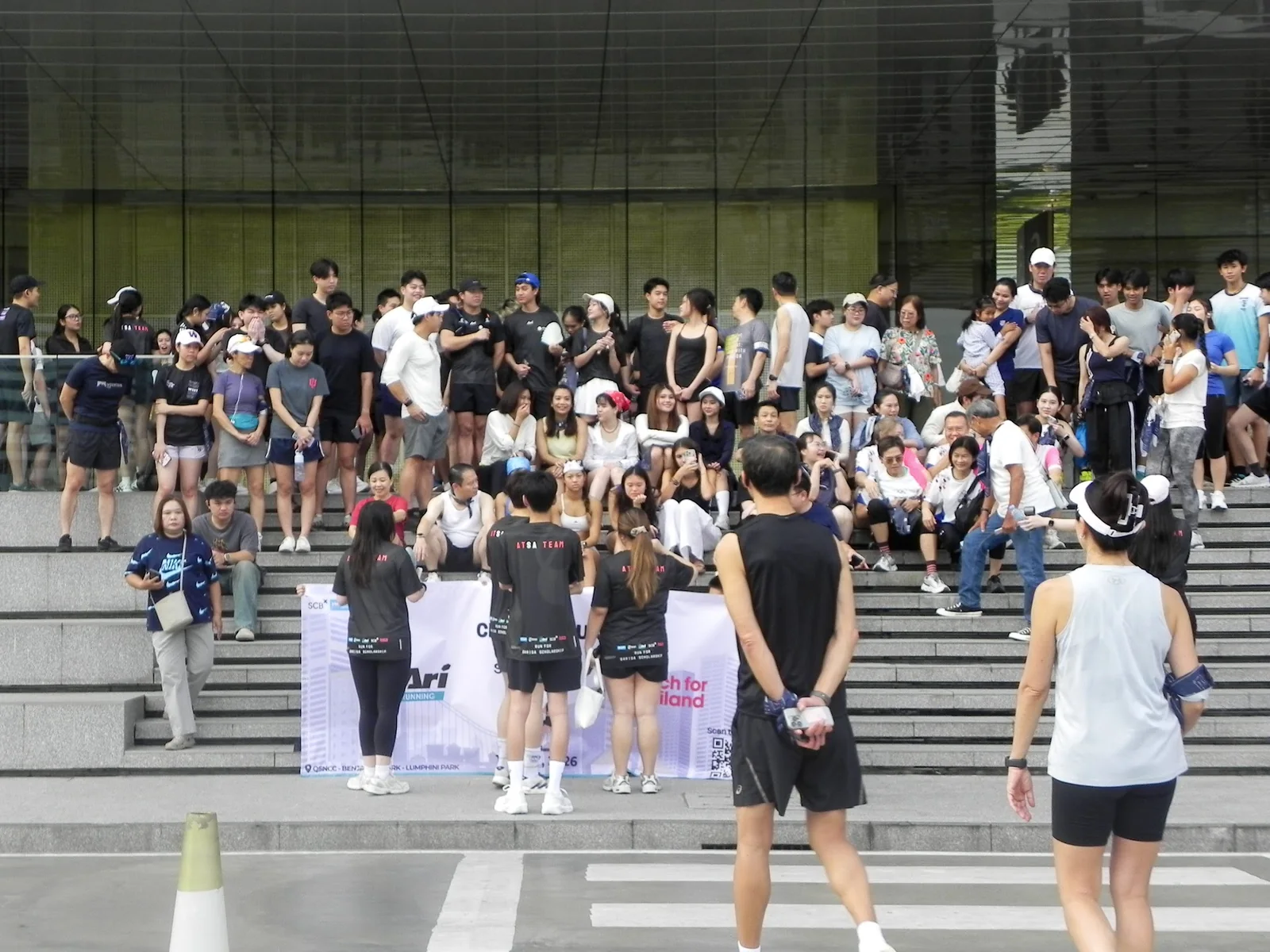 The community gathered for the Charity Run for Sarisa Scholarship